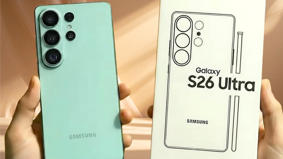 imagem especulativa do novo smartphone Samsung Galaxy s26 ultra
